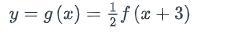 Suppose the point (6, -3) is on the graph of y = f(x). Find the corresponding point-example-1