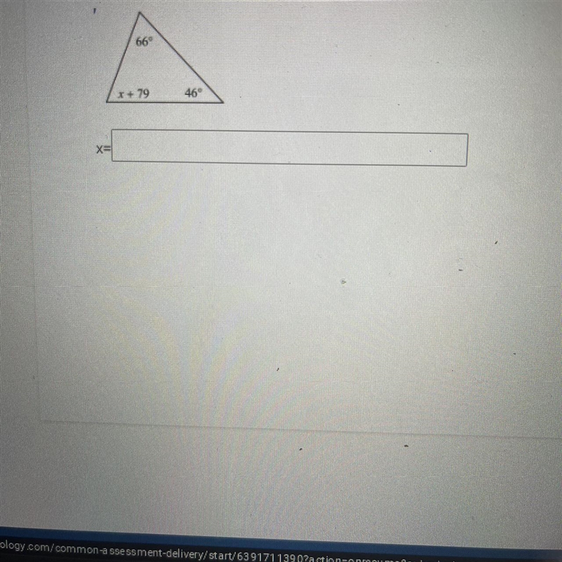 Solve for x: A +79 X-example-1