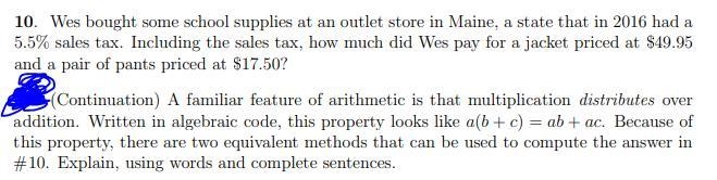 Wes bought some school supplies at an outlet store in Maine, a state that in 2016 had-example-1