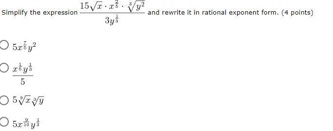 How do I write the simplified form into rational exponent form-example-1