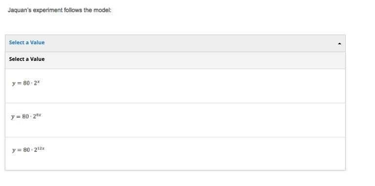 Part A: Colby's experiment follows the model:Part B: Jaquan's experiment follows the-example-3