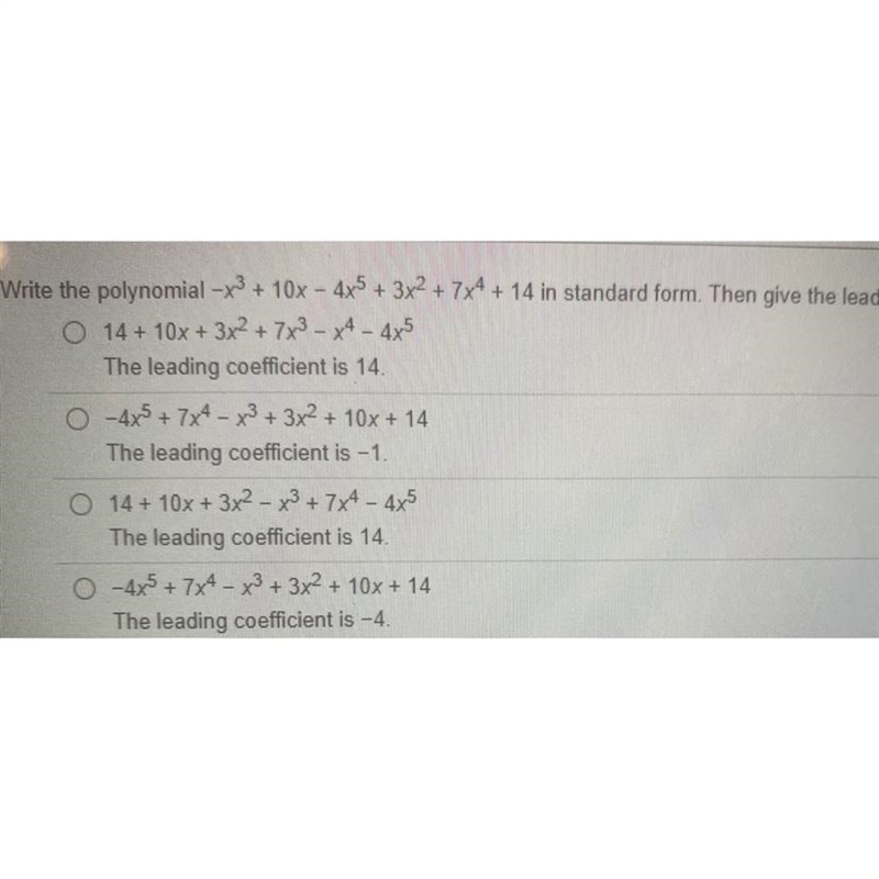 I need help with this question please. The ending of the question says: give the leading-example-1