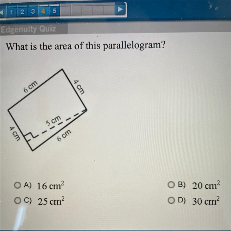 What is the area of this parallelogram? PLEASE HELP-example-1