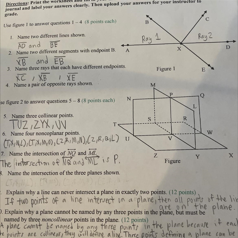 I need help on question 4 and if possible question 8 please-example-1