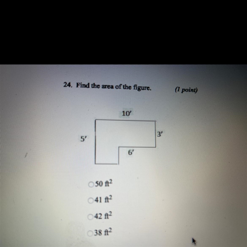 Find the area of the figure.-example-1