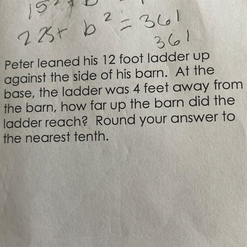 Please Helpp!!!! Pythagorean theorem-example-1