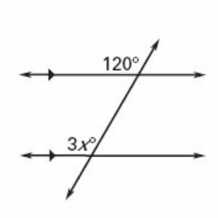 I need help with geometry. I am supposed to solve for x in this diagram and assume-example-1