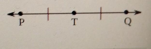 use the figure to the right to find the value of PT. T is the midpoint of line segment-example-1