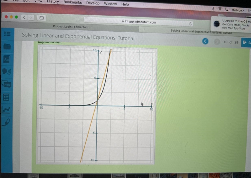 Part CHow can the equation 3* = 4x + 1 be used to check any solutions indicated by-example-3