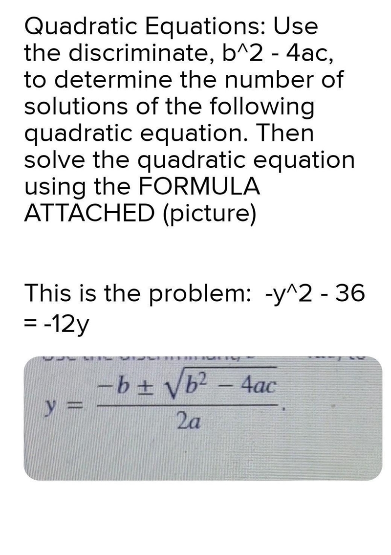 Quadratic Equations problem: -16x^2 = 24x + 9 using the FORMULA in the picture attached-example-1