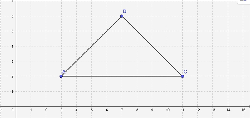 I need help with this:Create a random triangle, ∆ABC. Record the lengths of two of-example-1