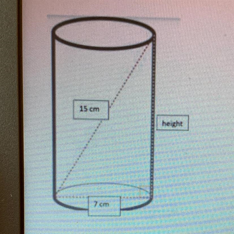 What is the height of the cylinder? Round your answer to the nearest tenth, enter-example-1