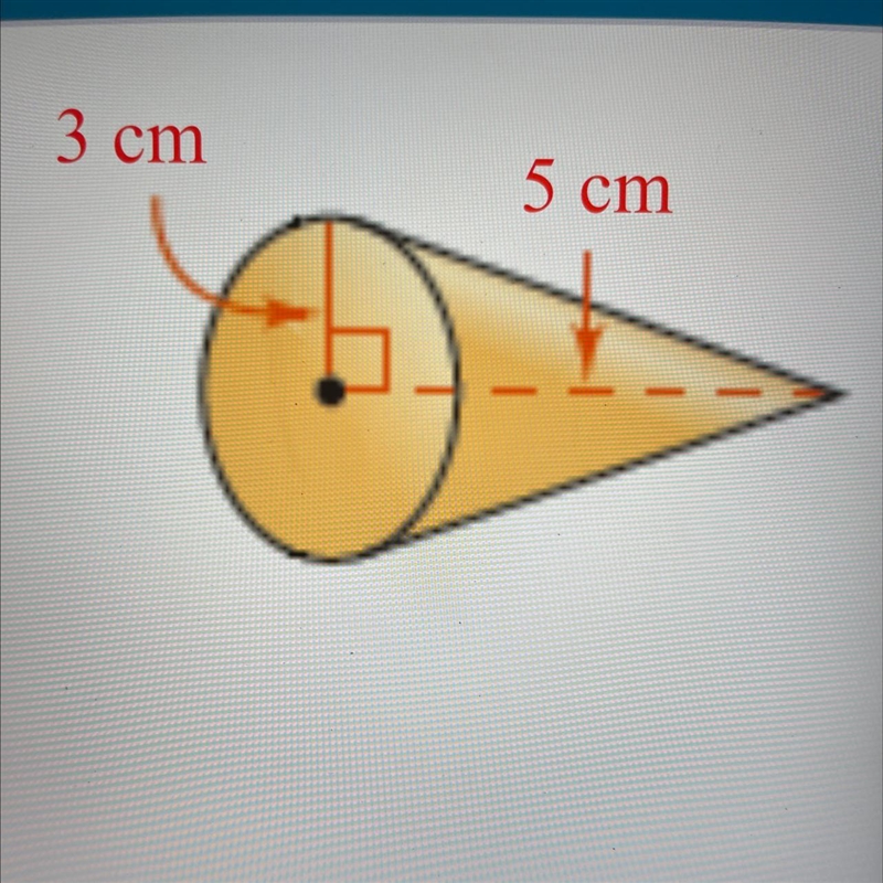 What is the volume of the figure? V= __ cm 3little three^round to nearest tenth as-example-1