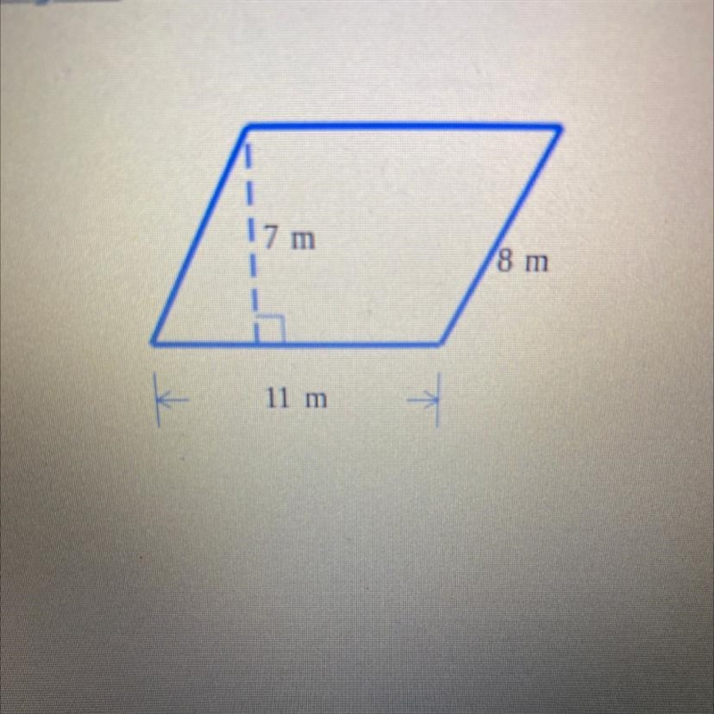 Find the area of this parallelogram. Be sure to include the correct unit in your answer-example-1