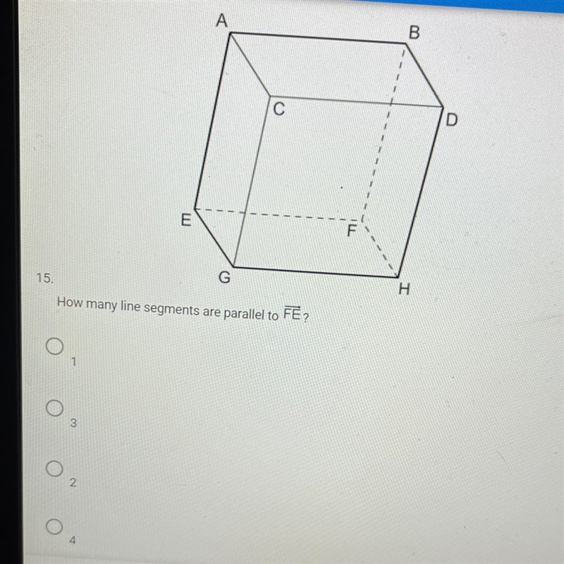 How many line segments are parallel to FE-example-1