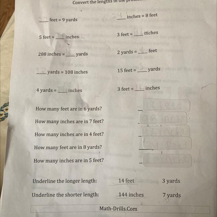 Math homework Feet=9yards-example-1