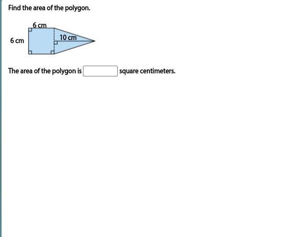 Find the area of the polygon.-example-1