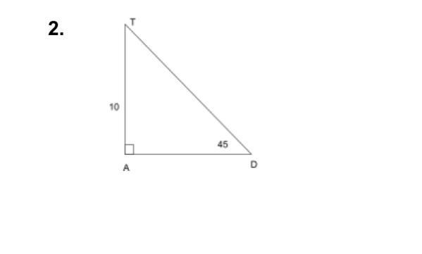 Find all missing side and lengths and angle measures of each triangle.-example-1