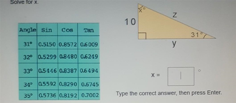 Solve for X Hello, I would appreciate any help given.-example-1