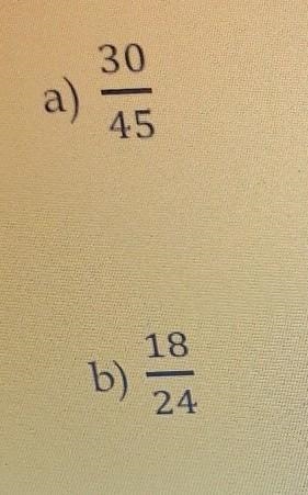 Create 2 new equivalent fractions by dividing the numerator and denominator of the-example-1