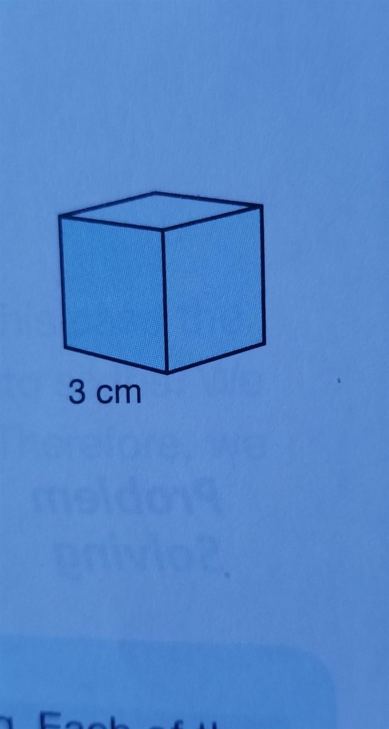 Each face of a cube is a square, what is the area of each face of this cube-example-1