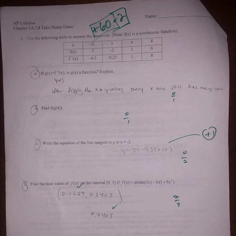 Can you find the correct answers to all parts of question 1 and 2. Could you also-example-1