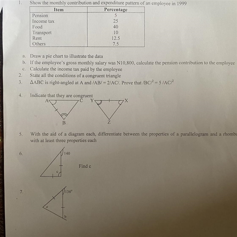 Question 4 (a) 34cm 33cin (c) 53cm (d) 56cm13. Given that the radius of a circle is-example-1