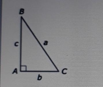 The figure shows the right triangle ABC. What is the value equal to sine of B?-example-1