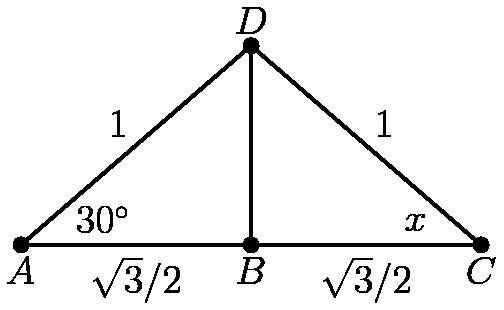 Find x in the diagram below-example-1