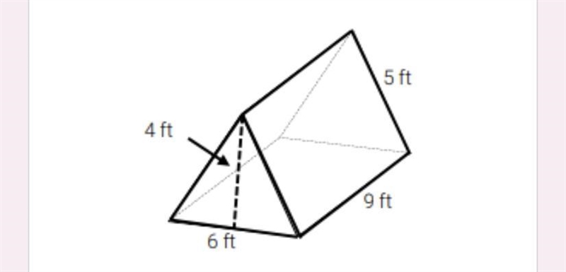 Which of the following equations could be used to find the volume of the figure below-example-1