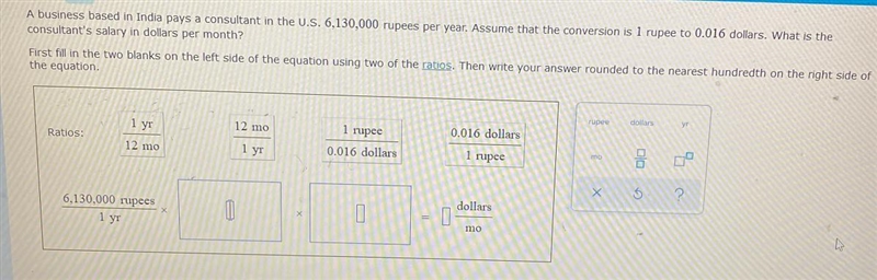 Word problem involving conversion between compound units...A business based in India-example-1