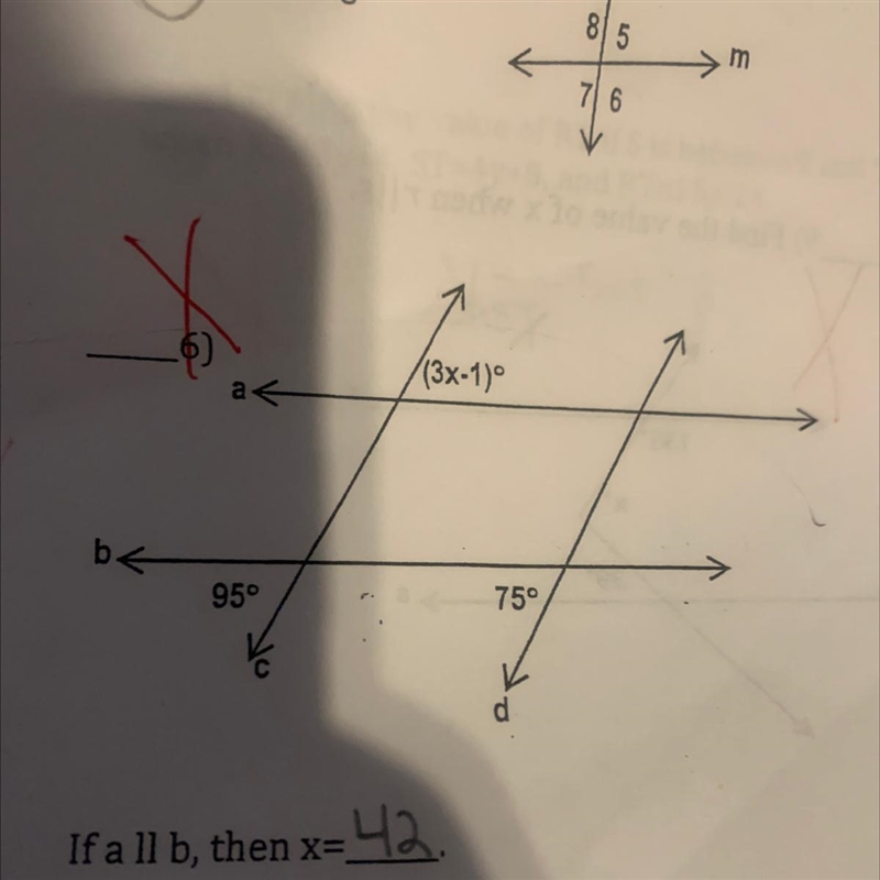 If a is parallel to b , then x is ?-example-1