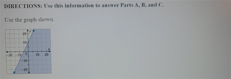 Select three points: one above the line, one below it, and one on it. Substitute each-example-1