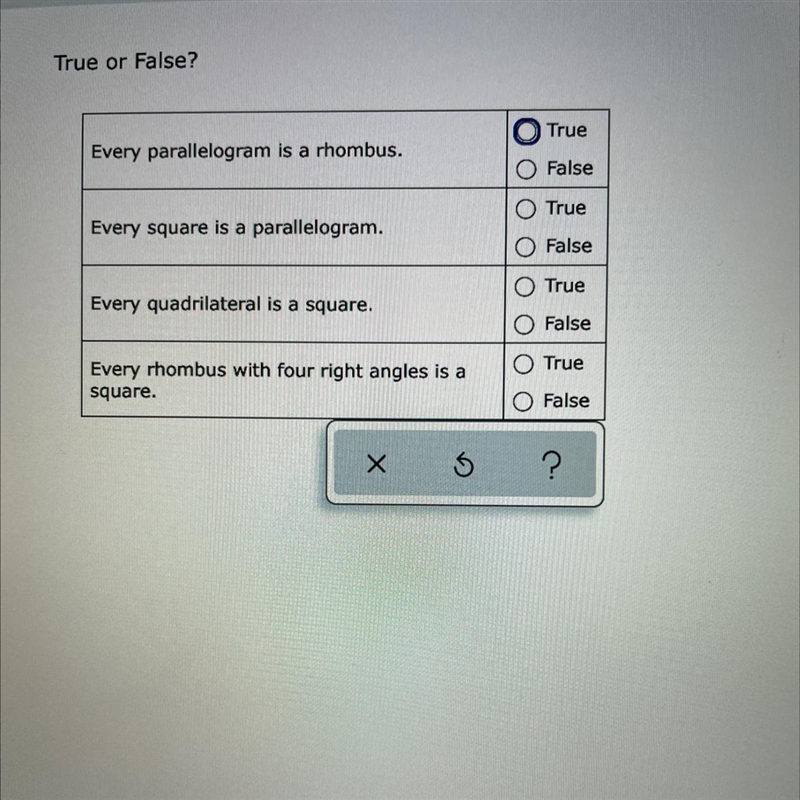 May I please get help finding out which ones are true and which ones are false-example-1