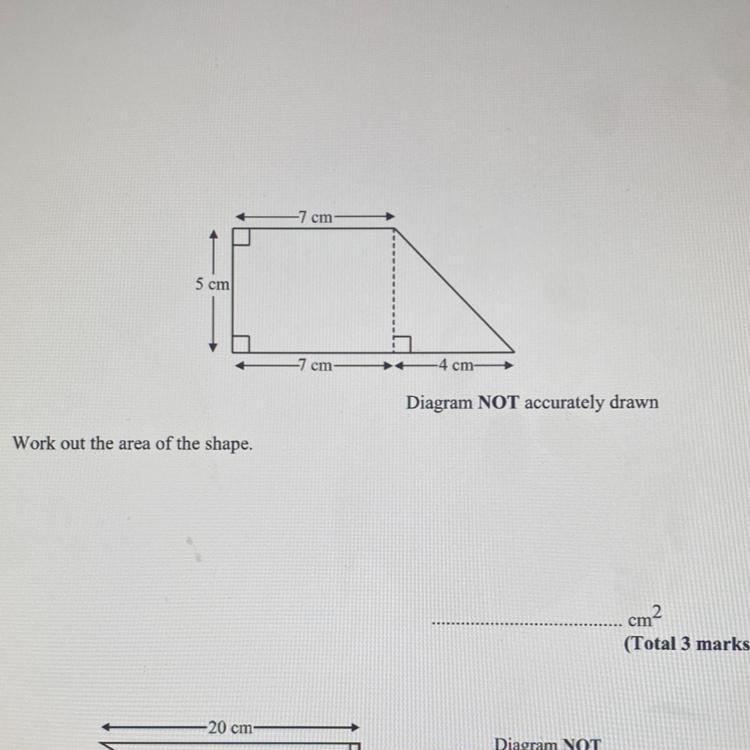 Work out the area of the shape-example-1