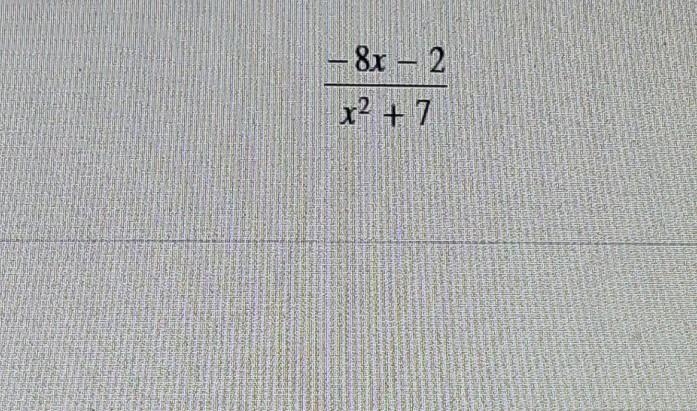 Find the restricted values of x. for the rational expression. If no restrictions, list-example-1