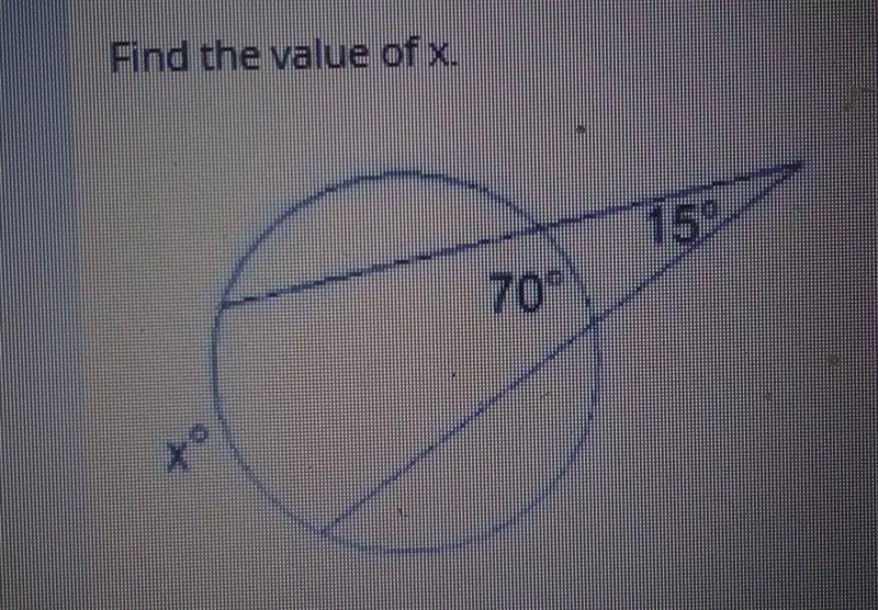 Can someone please help me find the value of X?-example-1