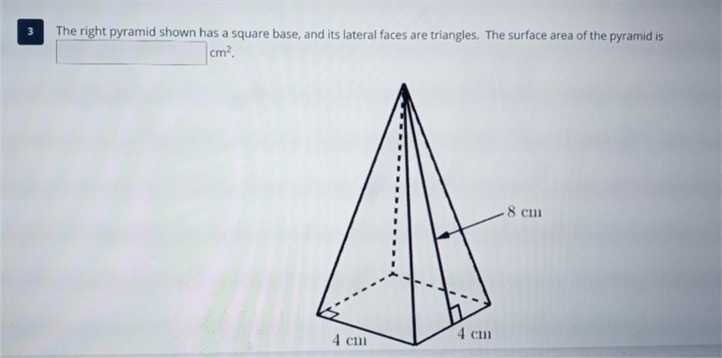 I dont know how to do this. what is the surface?-example-1