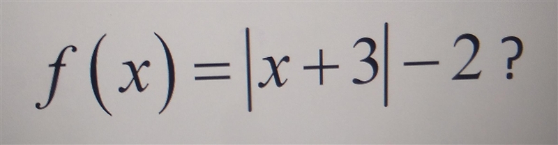 math multiple choice questions:What is the minimum value of the function f(x) = |x-example-1