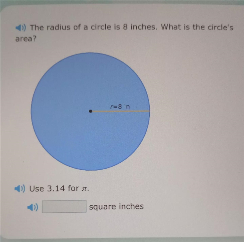 1.What must be true about a circle with a circumference of 16 π?the radius is 16the-example-1