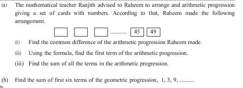 Solve this arithmetic Progression​-example-1