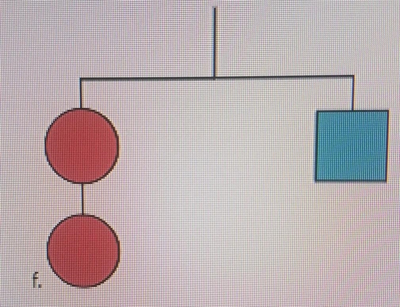 Write an equation that represents the weights on the hange. And solve for the circle-example-1