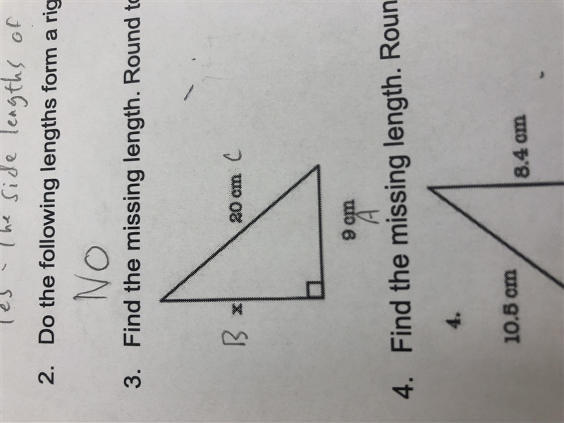 Hurrry helpppp Find the missing length for 2 of the pictures-example-2