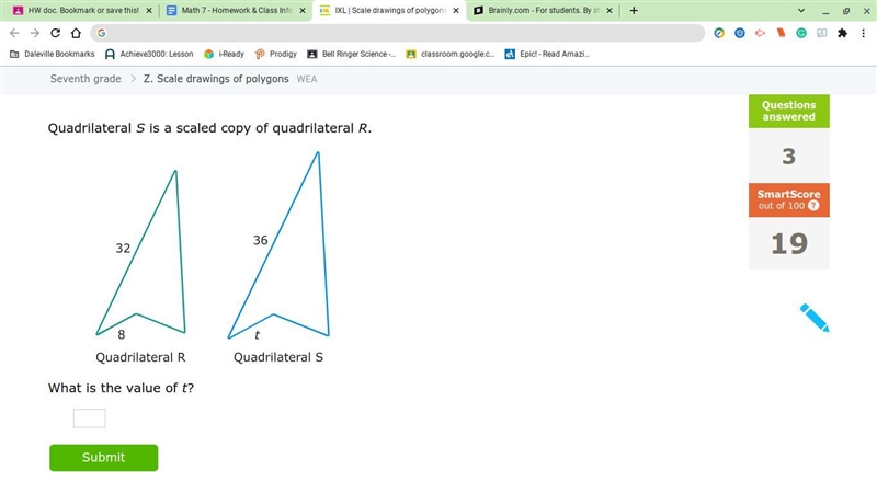 What is the value of C-example-1