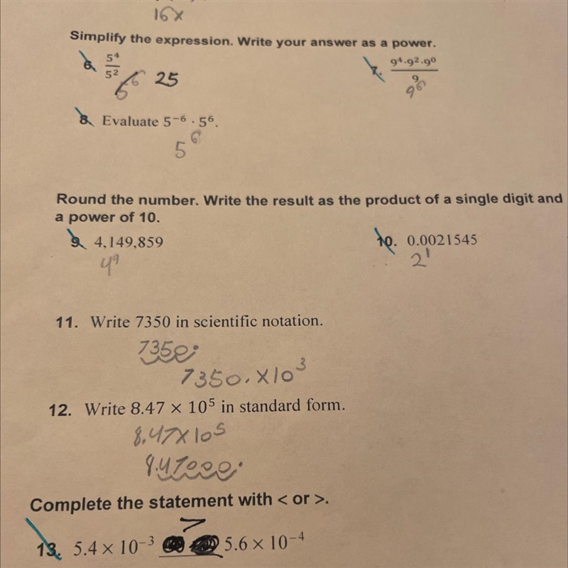 Please help! Btw the pencil is wrong answers. Thank you so much!!!-example-1