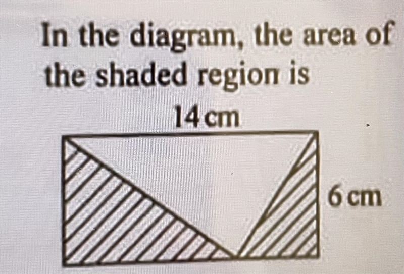 In the diagram, the area of the shaded region is-example-1