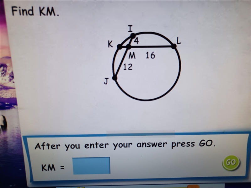 KM= What is the measure of KM? Help please-example-1