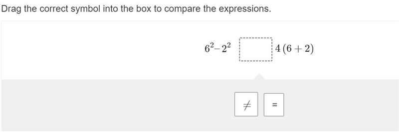 HELP PLEASE!! Which one is correct? =/ or = ?-example-1