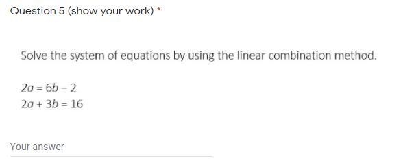 100 POINTS HELP ASAP Linear Combination-example-5