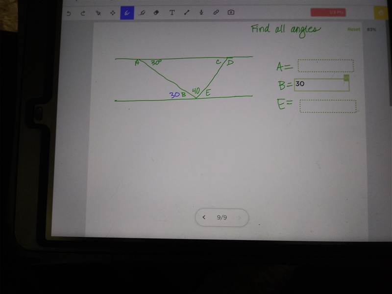 Please help! Parallel lines Pythagorean theorem-example-1